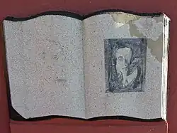 Tumba de Huidobro (detalle)