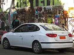 Sedán (vista trasera)