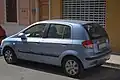Lado izquierdo del Hyundai Getz