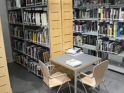 Sala del INDOC, Centro de investigación, documentación y cooperación del CDAN