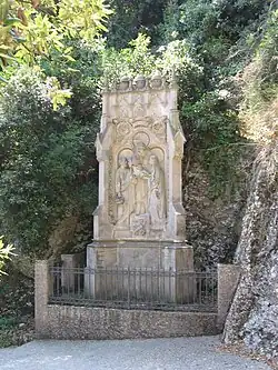 Cuarto Misterio de Gozo: La Presentación de Jesús en el Templo, Rosario Monumental de Montserrat.