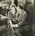 Escena de I Am Guilty (1921), con Louise Glaum y Mahlon Hamilton