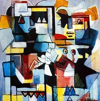 L'appuntamento, 1987, óleo sobre lienzo