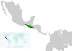 Distribución de I. maculialatus