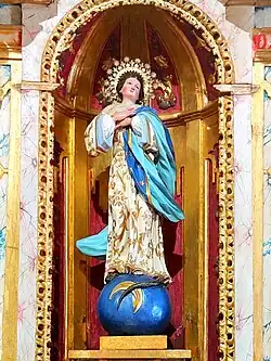 Talla de la Inmaculada Concepción.