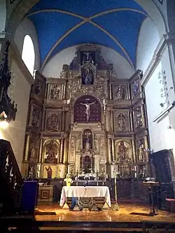 Retablo del altar mayor