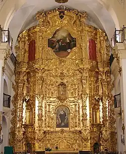 Altar mayor de la iglesia.
