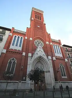 Iglesia de la Santa Cruz, en Madrid, (1889-1902)