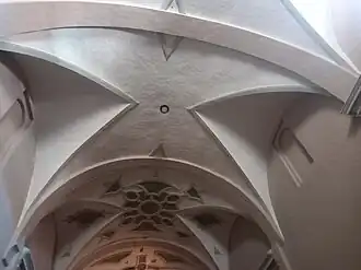 Bóvedas correspondientes al coro