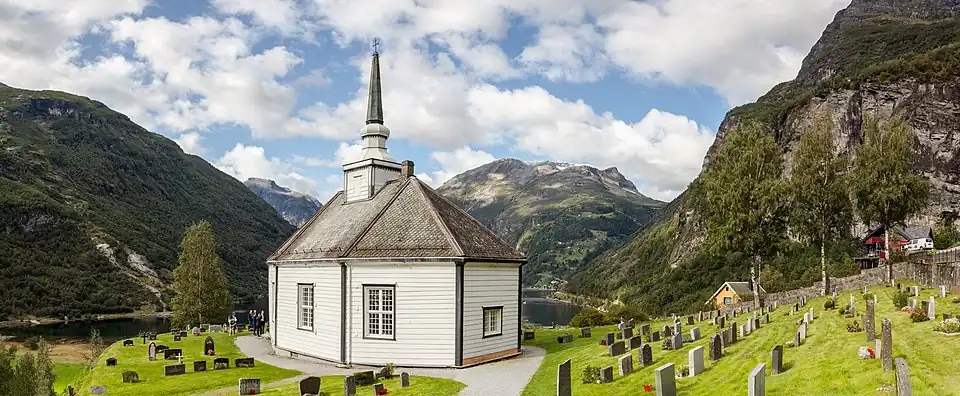 Iglesia parroquial, Geiranger.