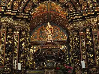 Detalhe do altar da Igreja de Nossa Senhora do Ó, Sabará
