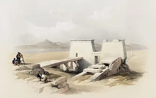 168. Templo de Uadi es-Sabua, Nubia.