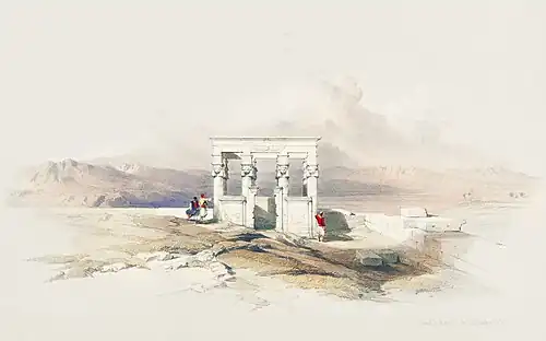 Templo de Isis, en el tejado del Gran Templo de Dendera.191.