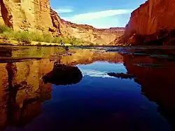 Ilusión del cañón Talampaya