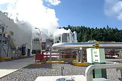 Central Geotermoeléctrica Los Azufres, México.