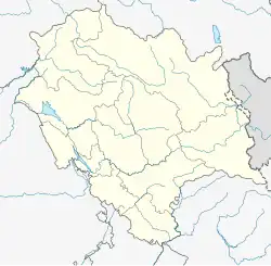 Shimla ubicada en Himachal Pradesh