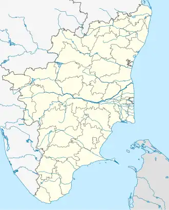 Chennai ubicada en Tamil Nadu