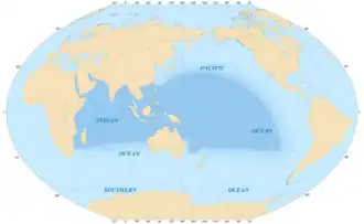 La especie se halla en la región biogeográfica conocida como Indo-Pacífico.