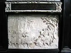 Relieve de mármol del cenotafio