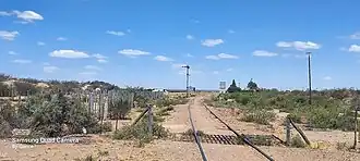 Gran parte de las instalaciones ferroviarias de la estación.