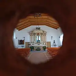 Interior de la Ermita de la Virgen de los Remedios