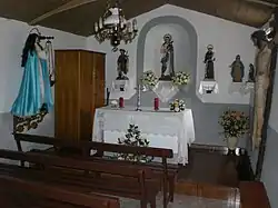 Interior de la capilla de Santa Leocadia