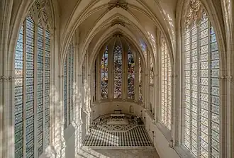 La nave de la Sainte-Chapelle de Vincennes (flamígero)