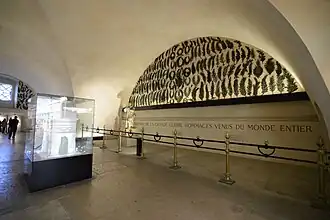 Interior del Arco de Triunfo