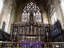 Vista del altar mayor