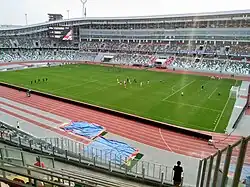 Interior del renovado estadio.