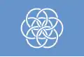 Variante de la Bandera Internacional del Planeta Tierra de Oskar Pernefeldt