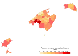 Población por municipio (2018)