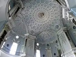 Volta del salone da ballo con lo stemma dei Borromeo