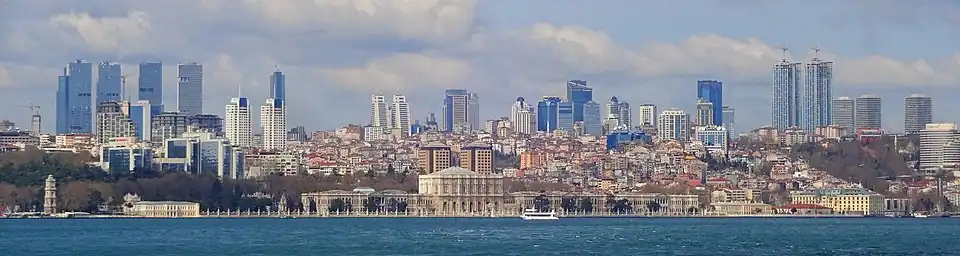 Skyline de Levent, Estambul, Turquía