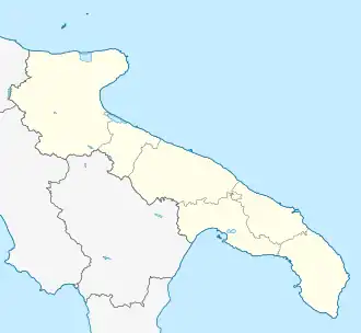 Trani ubicada en Apulia