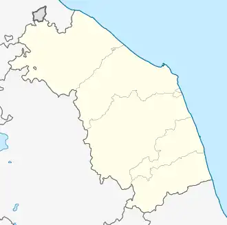 Ancona ubicada en Marcas