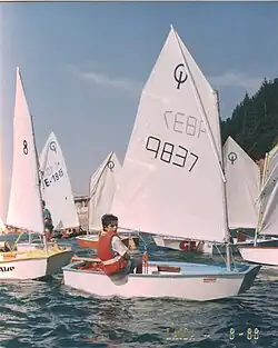 Iván Sánchez navegando.