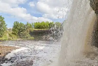 Río Jägala en verano.
