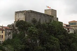 Castillo del Rey en San Vicente de la Barquera.