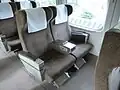 Asiento de la Clase Verde del JR Central (tren J)