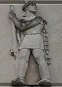 Relieve en el auditorio de la Escuela J.W. Sexton