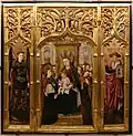 Políptico de la reina María de Castilla, de Jacomart y Joan Reixach, ca. 1450-1460.