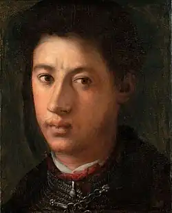 Pontormo, Retrato de Alejandro de Medici