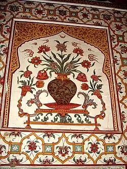 Fresco en el vestíbulo de la cámara funeraria