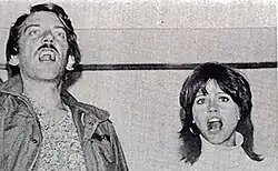 Jane Fonda and Sutherland During the FTA Show in 1971