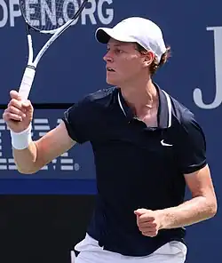 Jannik Sinner, campeón individual masculino.