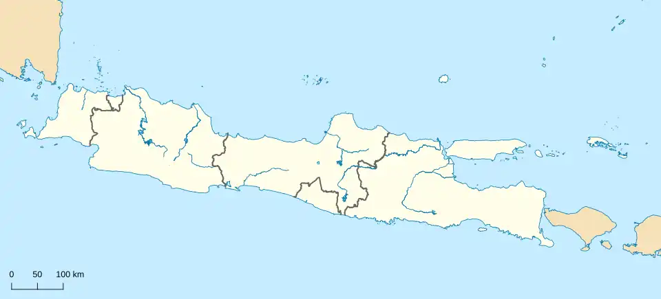 Semarang ubicada en Isla de Java