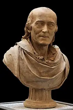 Terracota, busto de Jean-Marie Roland de la Platière
