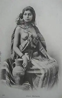 Jean Gieser, "Joven beduina", años 1910.