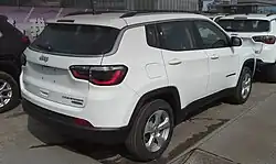 Vista posterior del Jeep Compass (Segunda generación)